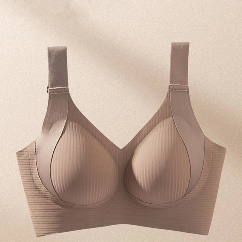 Seamless Pull-Up Bra, Wireless, Anti-Sagging Bra