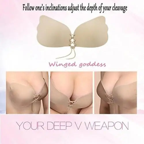 Invisible Strapless Adhesive Stick Bra
